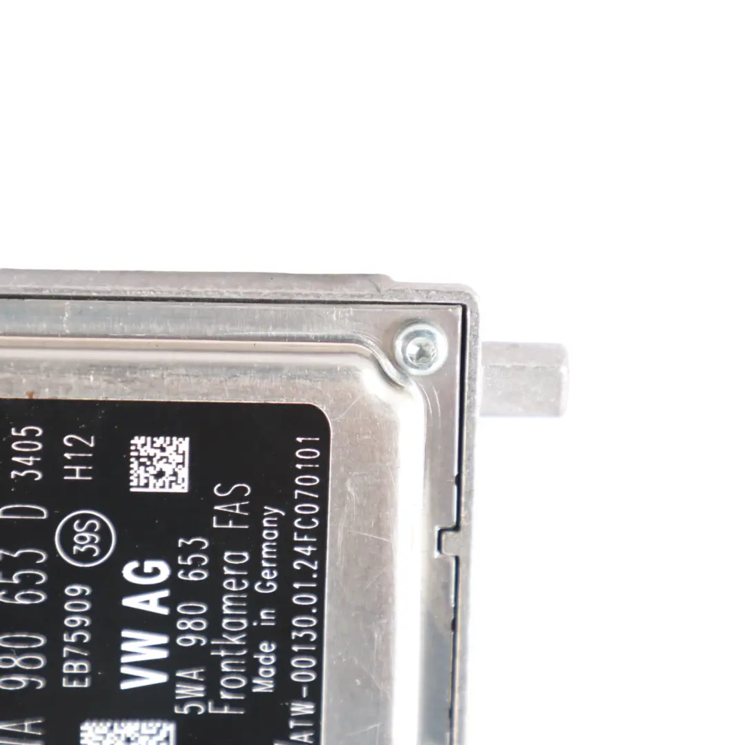 Volkswagen Golf CD1 Cámara Lane Assist Control Módulo ECU Unidad - SKU 5WA980653D - Número de pieza 5WA980653D