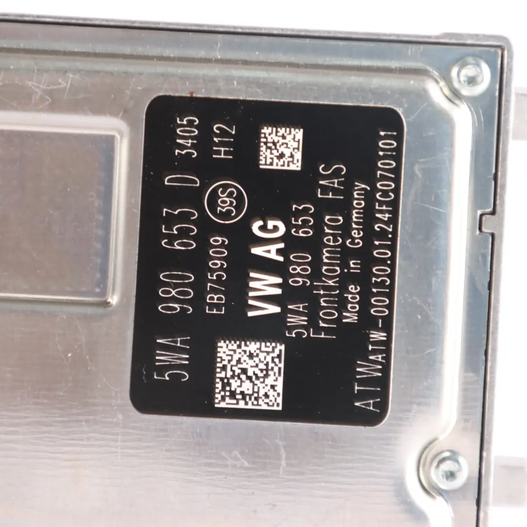 Volkswagen Golf CD1 Camera Lane Assist Control ECU Module Unit - SKU 5WA980653D - Part number 5WA980653D