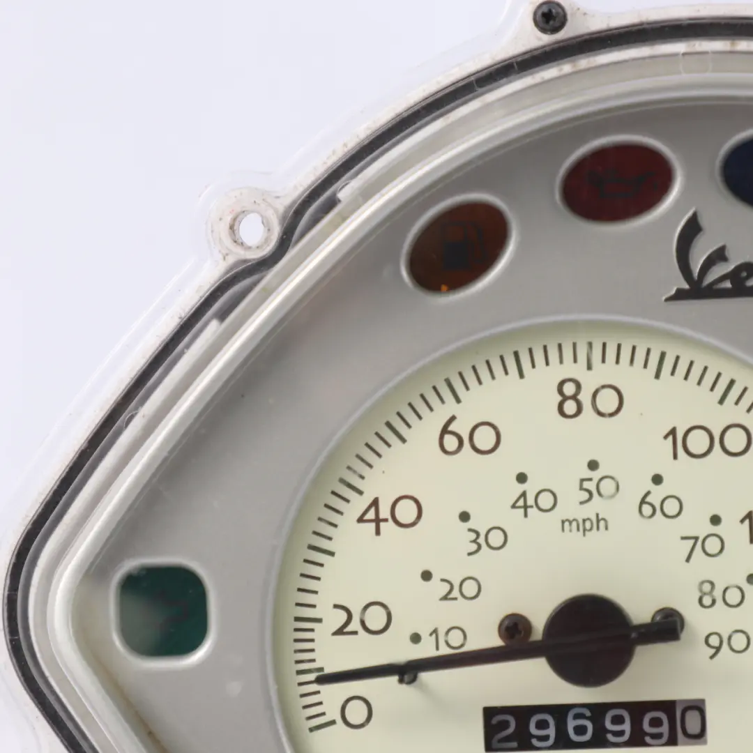 Piaggio 125 GTS Instrument Cluster Speedo Clocks to Vespa with Part number 640097 Vespa Piaggio 125 GTS Instrument Cluster Speedo Clocks - SKU 640097 - Part number 640097