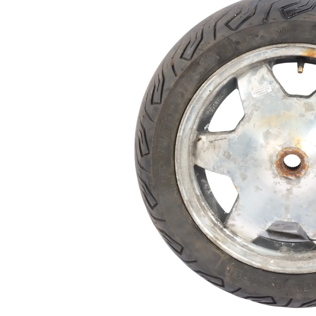 Burgman AN400Y Wheel Rear Steel R13 Michelin Tyre 130/70 to Suzuki with Part number 6411014F0112R Suzuki Burgman AN400Y Wheel Rear Steel R13 Michelin Tyre 130/70 - SKU 6411014F0112R - Part number 6411014F0112R
