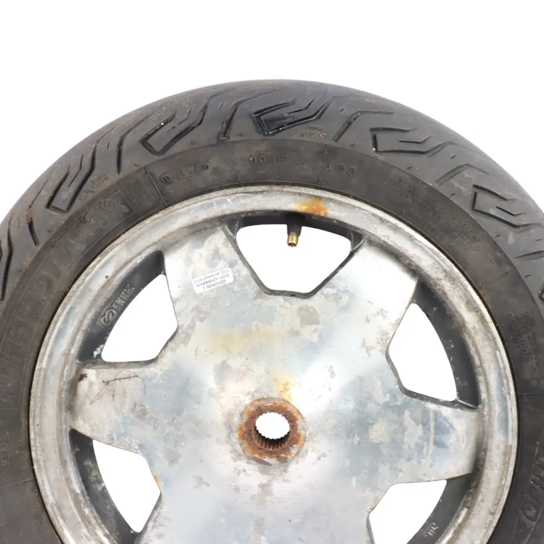 Burgman AN400Y Wheel Rear Steel R13 Michelin Tyre 130/70 to Suzuki with Part number 6411014F0112R Suzuki Burgman AN400Y Wheel Rear Steel R13 Michelin Tyre 130/70 - SKU 6411014F0112R - Part number 6411014F0112R