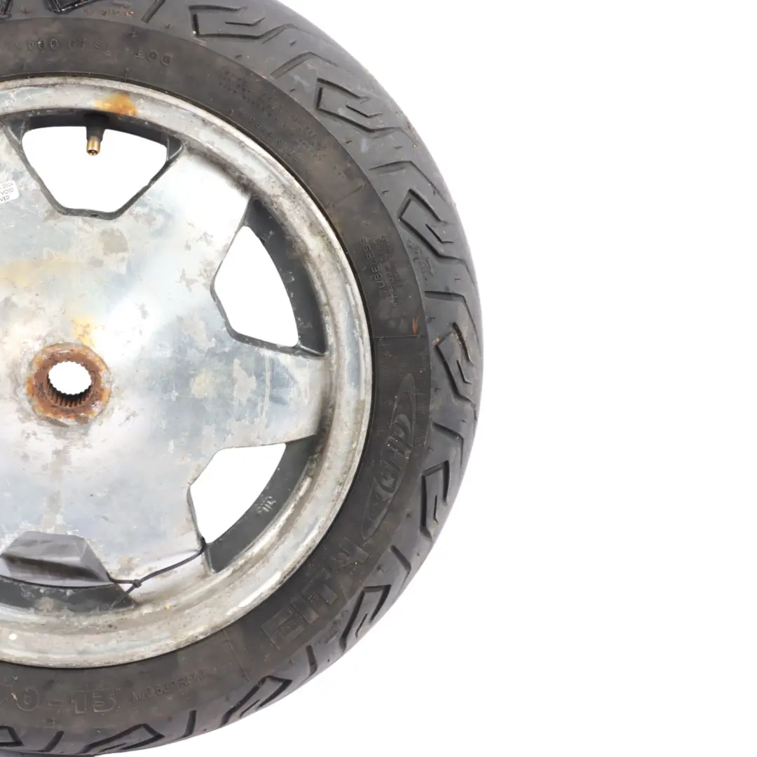 Burgman AN400Y Wheel Rear Steel R13 Michelin Tyre 130/70 to Suzuki with Part number 6411014F0112R Suzuki Burgman AN400Y Wheel Rear Steel R13 Michelin Tyre 130/70 - SKU 6411014F0112R - Part number 6411014F0112R