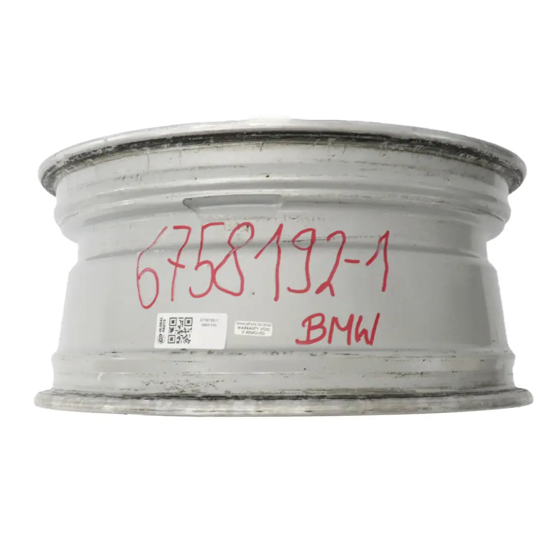 BMW Z4 E85 Cerchio anteriore in lega argento 18" Styling ellissoide 107 8J ET:47 - SKU 6758192-1 - Numero di parte 6758192