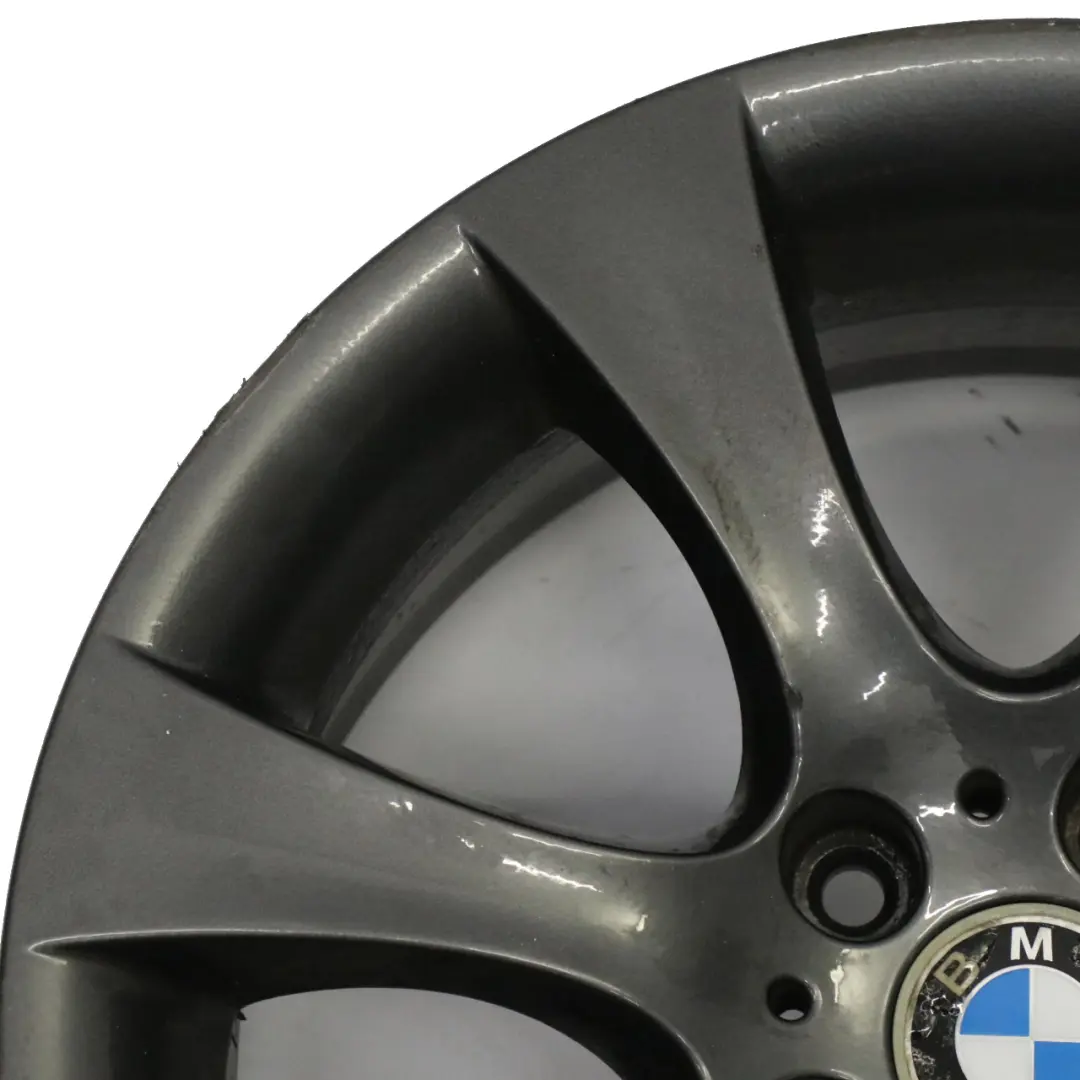 BMW E60 E61 Grey Alloy Wheel Rim 18" 8J ET:20 Star Spoke 124 - SKU 6760617-5 - Part number 6760617