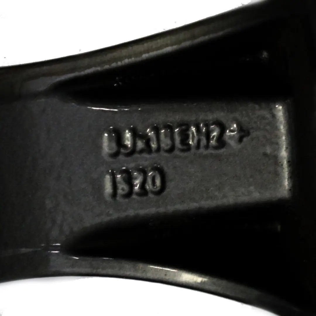  Llanta de aleación negra BMW E60 E61 18" 8J ET:20 Star Spoke 124 - SKU 6760617-6 - Número de pieza 6760617