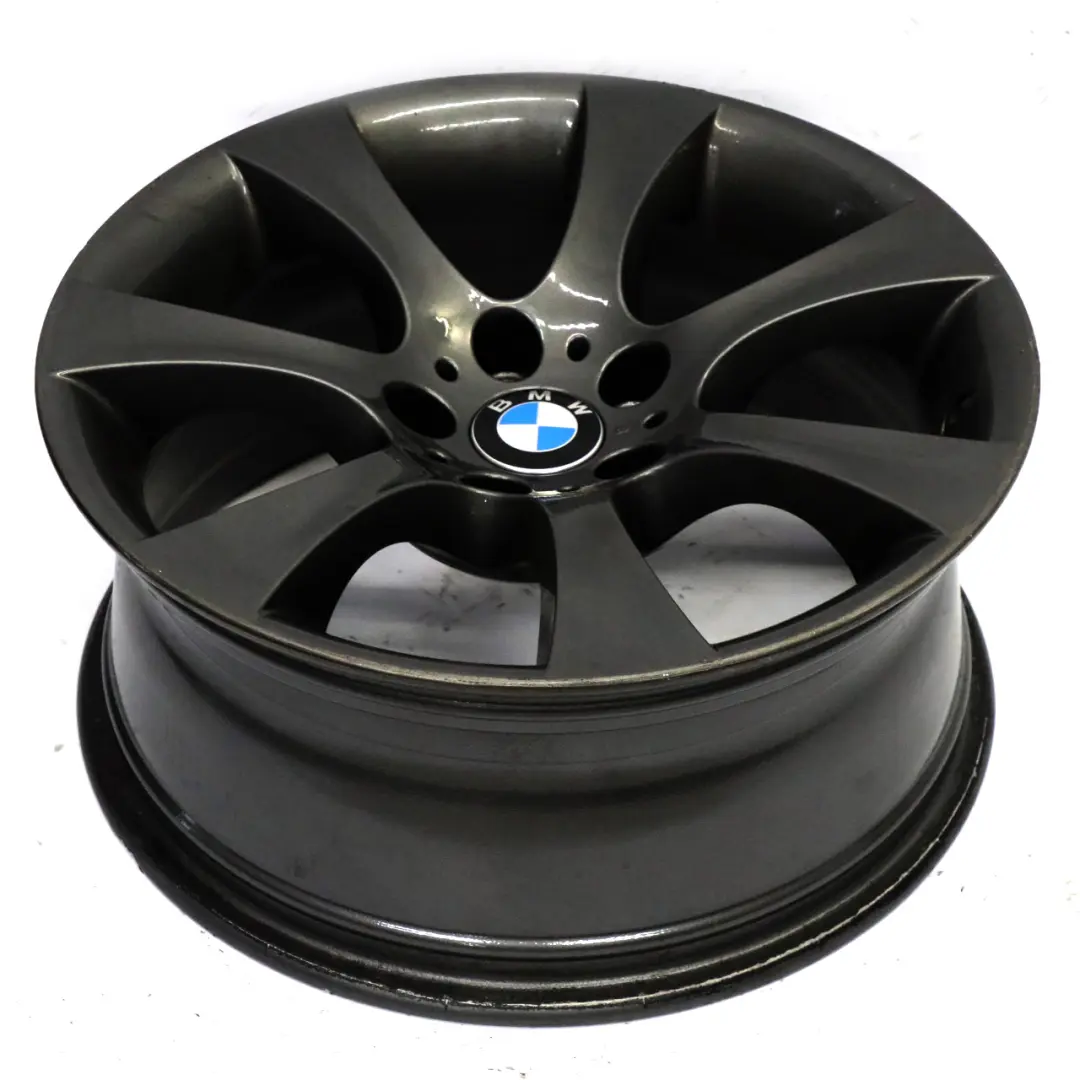 BMW E60 E61 Czarna Felga Aluminiowa 18" 8J ET:20 Star Spoke 124 - SKU 6760617-6 - Numer Części 6760617