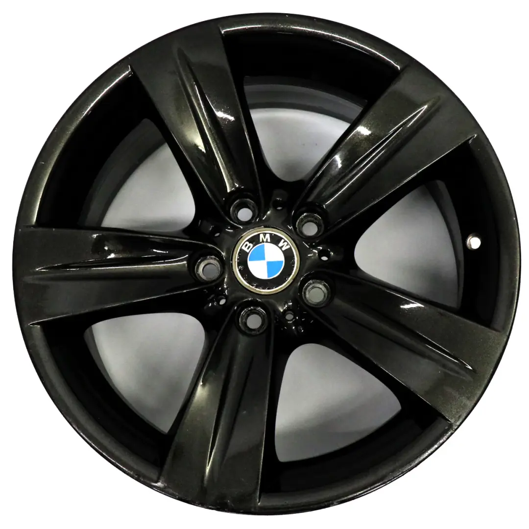 BMW E90 E91 E92 Black Rear Wheel Alloy Rim 18" Star Spoke 189 8,5J ET:37 - SKU 6768859-3 - Part number 6768859