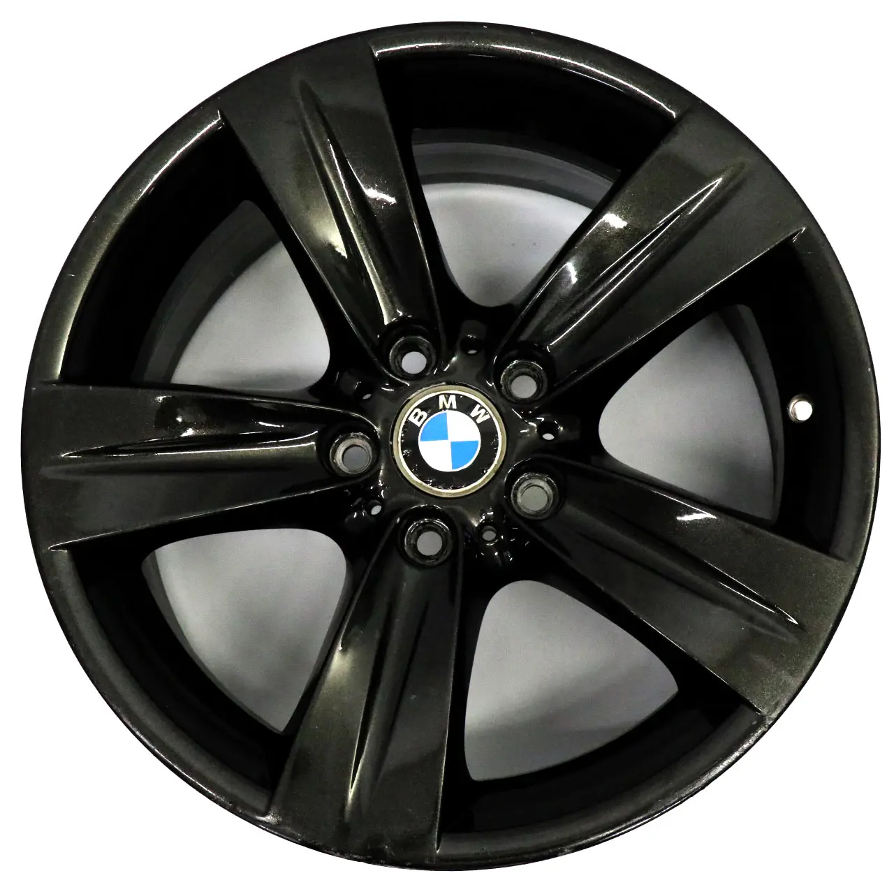 BMW E90 E92 Cerchio Lega Posteriore Nero 18" Stella Raggi 189 8,5J ET:37 6768859