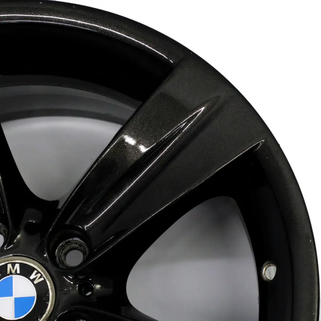 BMW E90 E91 E92 Black Rear Wheel Alloy Rim 18" Star Spoke 189 8,5J ET:37 - SKU 6768859-3 - Part number 6768859