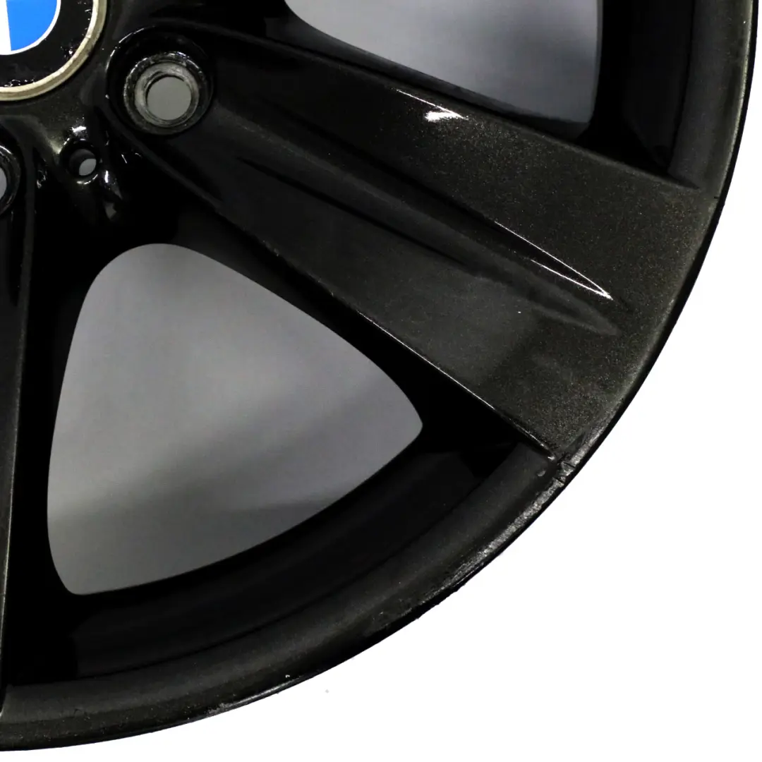 BMW E90 E91 E92 Black Rear Wheel Alloy Rim 18" Star Spoke 189 8,5J ET:37 - SKU 6768859-3 - Part number 6768859