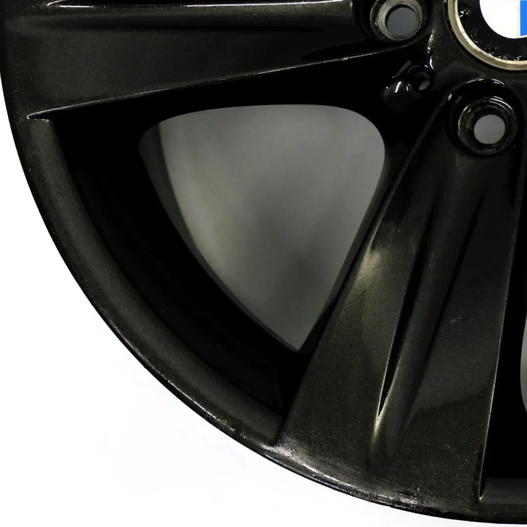 BMW E90 E91 E92 Black Rear Wheel Alloy Rim 18" Star Spoke 189 8,5J ET:37 - SKU 6768859-3 - Part number 6768859