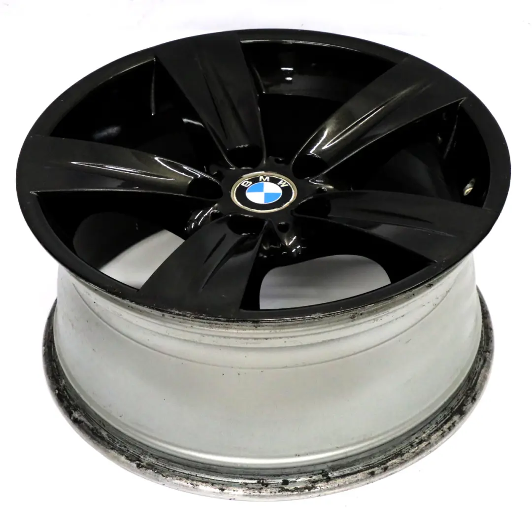 BMW E90 E91 E92 Black Rear Wheel Alloy Rim 18" Star Spoke 189 8,5J ET:37 - SKU 6768859-3 - Part number 6768859