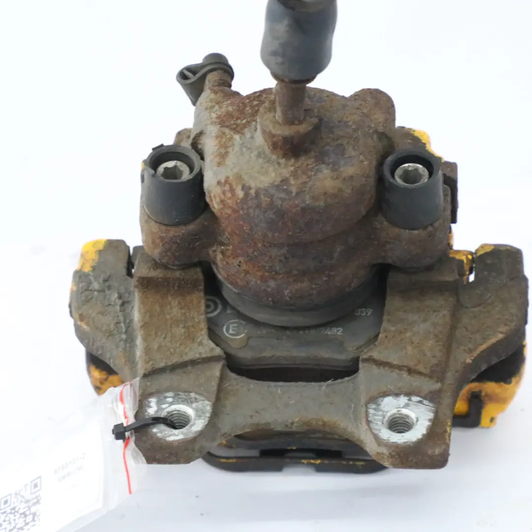 BMW E90 E91 E92 E93 Boîtier d'étrier de frein arrière gauche Jaune 44/22 - SKU 6769101-2 - Numéro de pièce 6769101