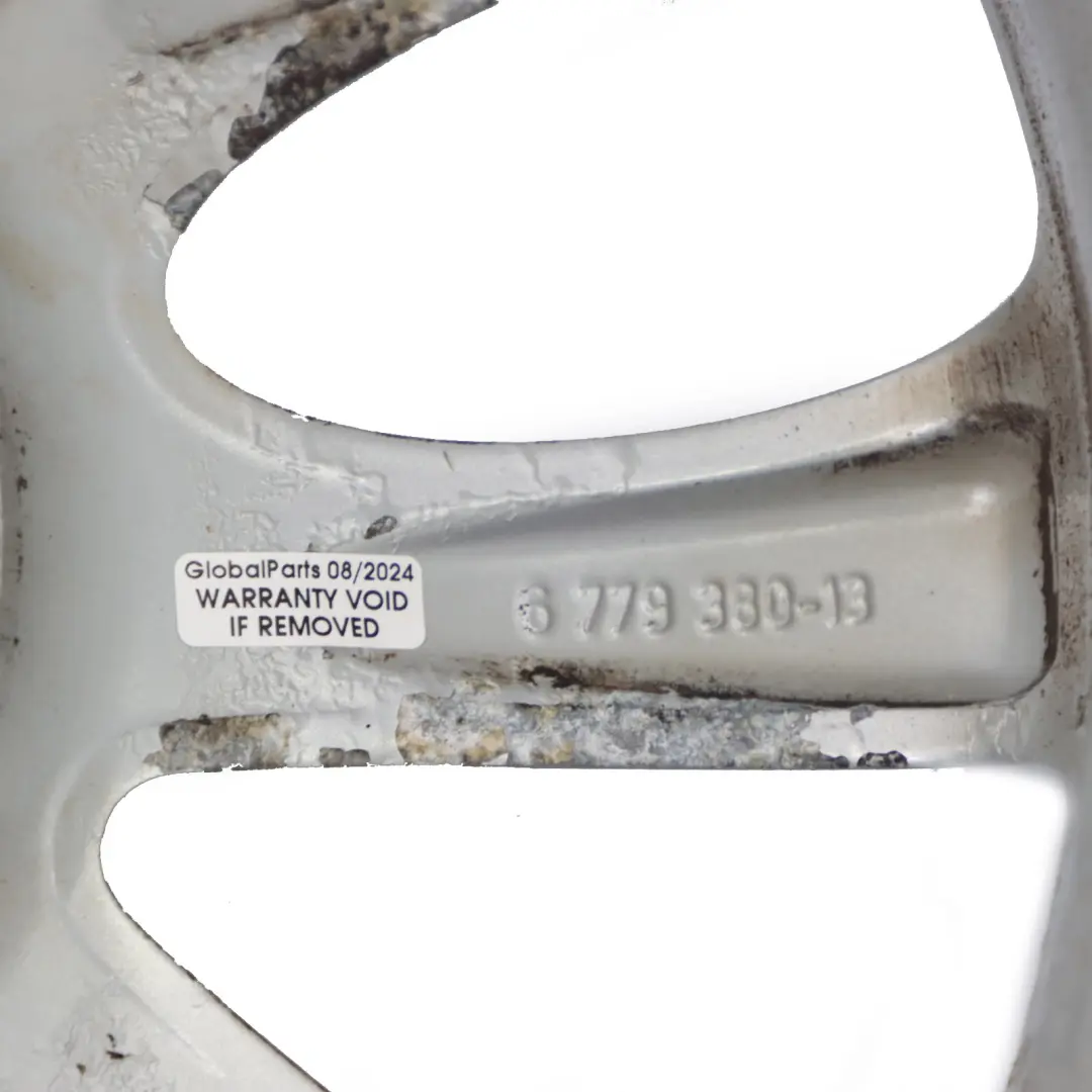 BMW E87 LCI Silver Light Alloy Wheel Rim 18" M V-spoke 217 8,5J ET:52 - SKU 6779380-1 - Part number 6779380