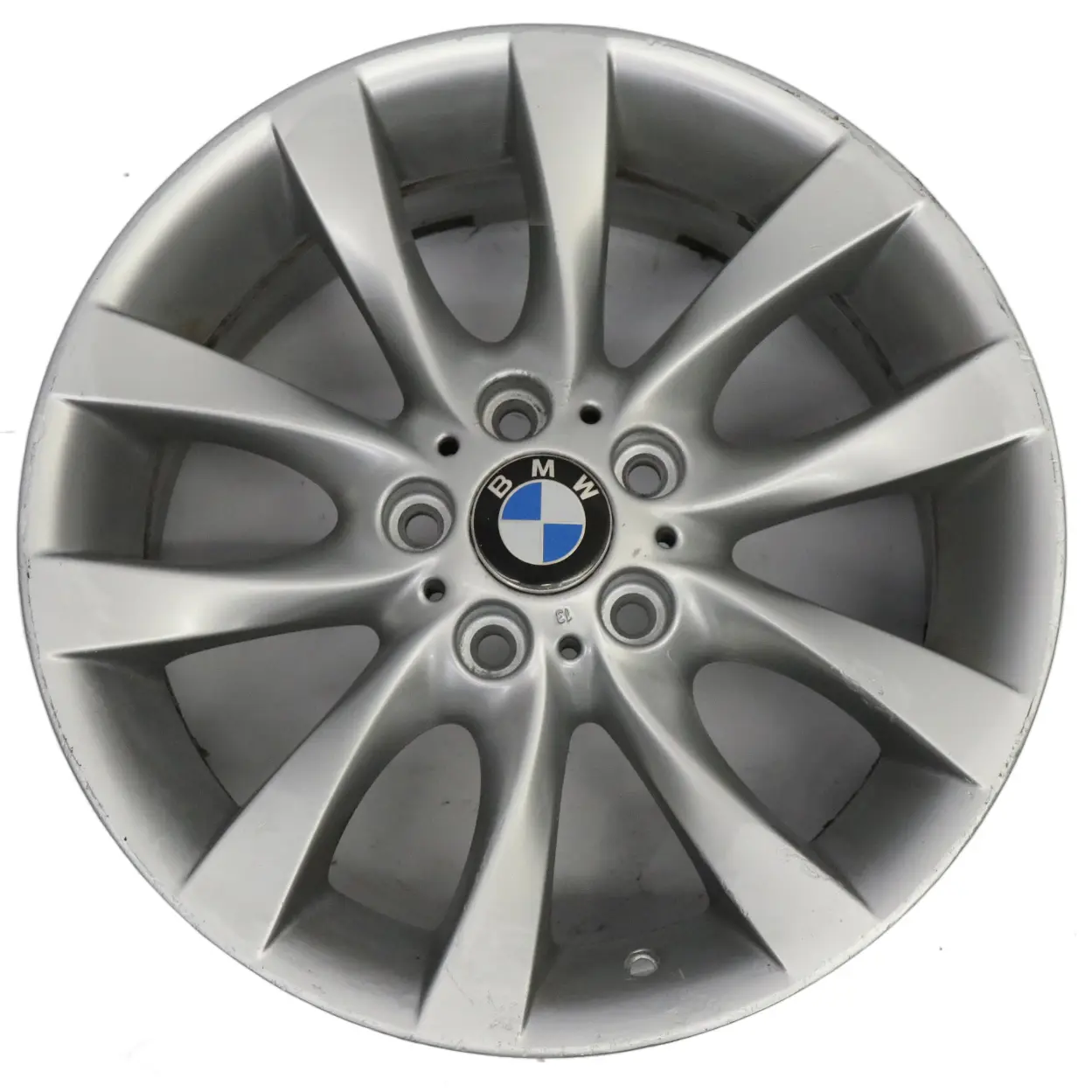 BMW E87 LCI Silver Light Cerchio In Lega 18" M A Raggi V 217 8,5J Et:52 6779380