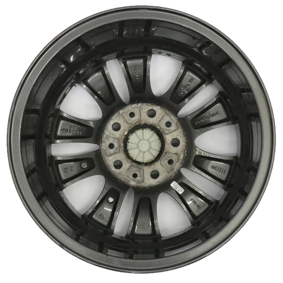 Grey Jante en alliage 16" V-spoke 229 ET:42 6,5J pour BMW E81 E82 E87 à propos du numéro de pièce 6779786 BMW E81 E82 E87 Grey Jante en alliage 16" V-spoke 229 ET:42 6,5J - SKU 6779786-9 - Numéro de pièce 6779786