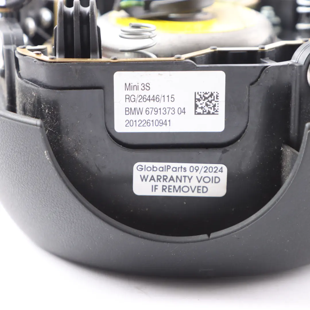 Mini Cooper R55 R56 LCI Steering Wheel Driver's Sports Air Module Black - SKU 6791373-7 - Part number 6791373