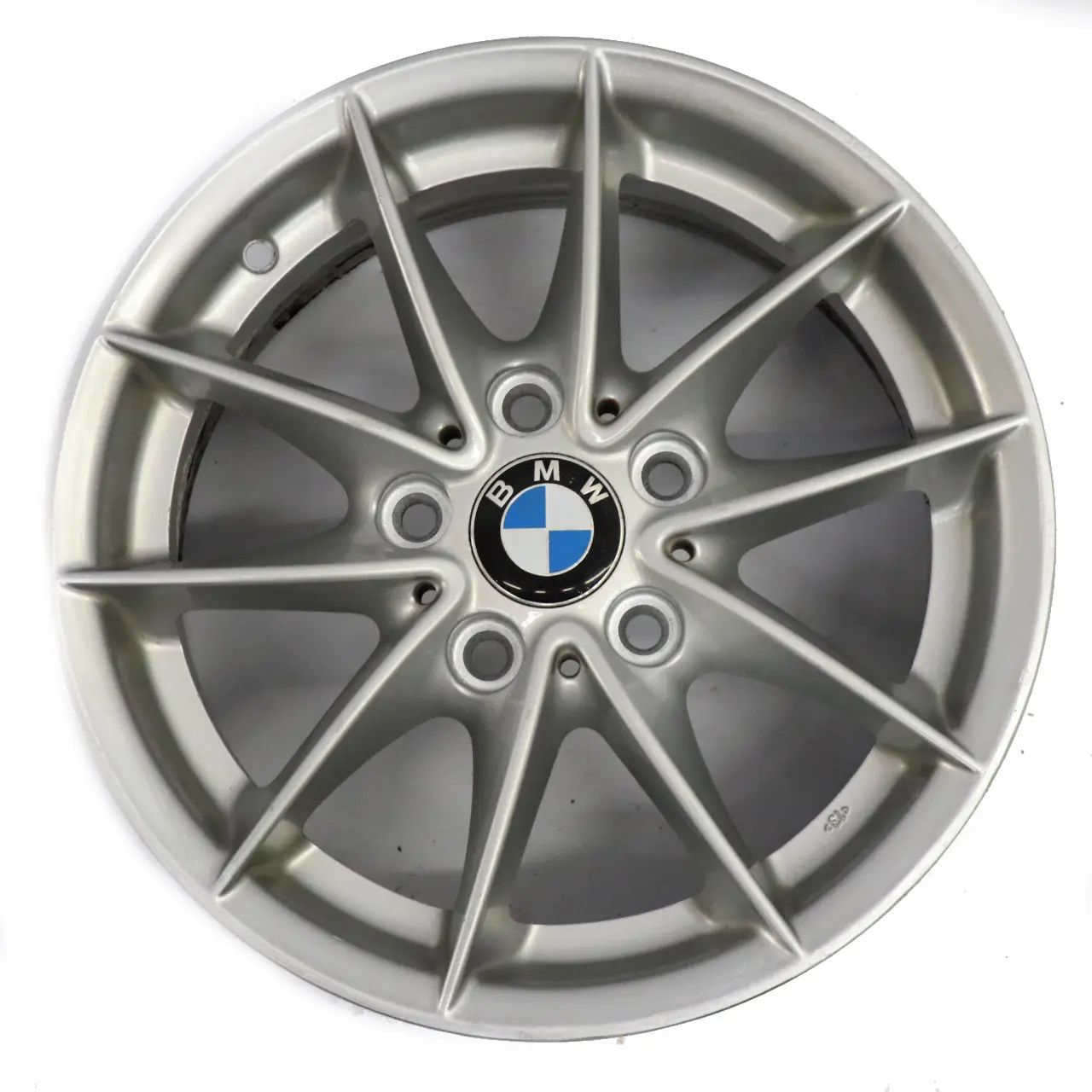 BMW E81 E87 E88 Cerchio in lega argento 16" 7J ET:44 V-Spoke 360 6795207