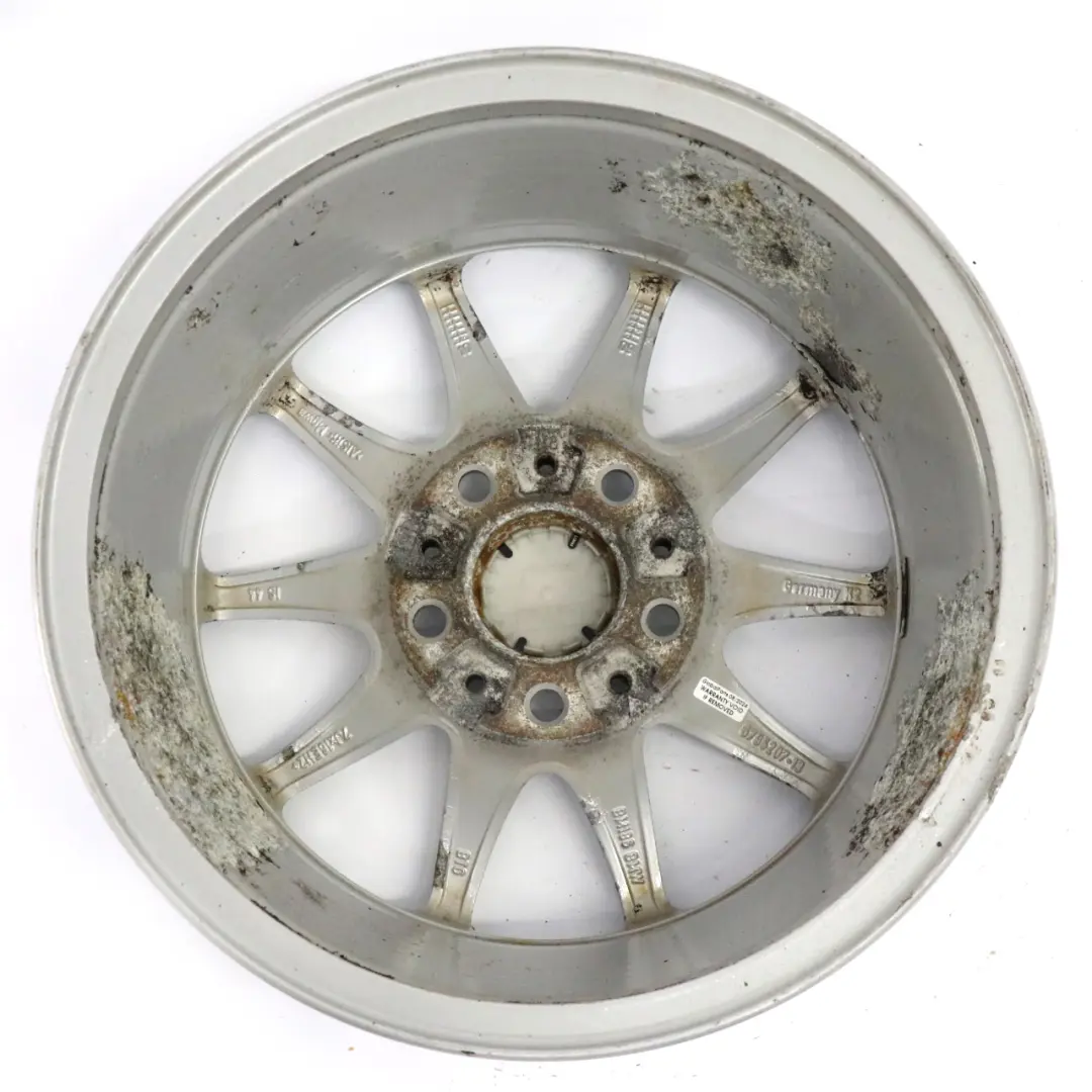 BMW E81 E87 E88 Llanta de aleación de plata 16 "7J ET:44 V-Spoke 360 - SKU 6795207-1 - Número de pieza 6795207