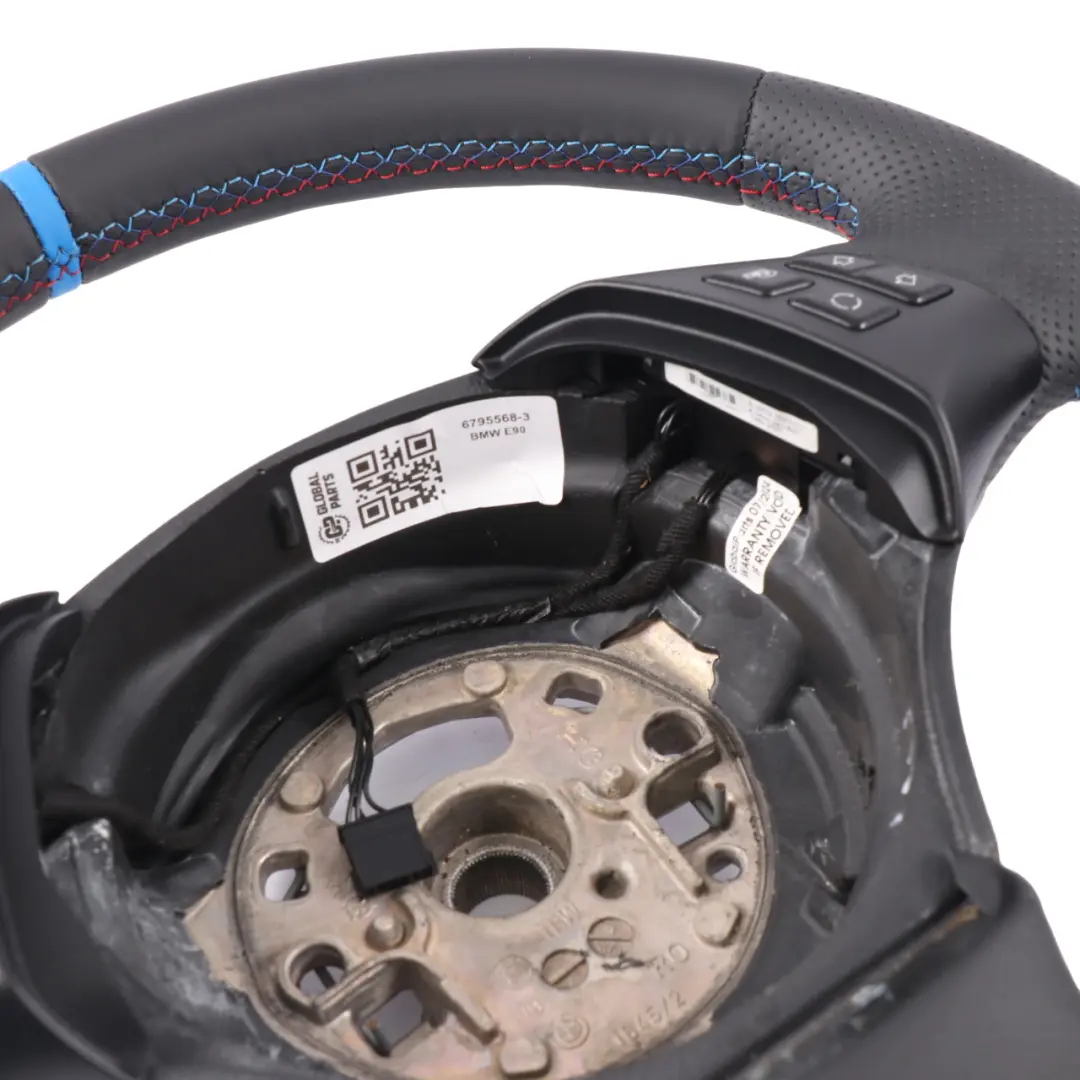 NUEVO Cuero Negro Sport Look Volante Mulifunción para BMW E90 E91 X1 E84 con número de pieza 6795568 BMW E90 E91 X1 E84 NUEVO Cuero Negro Sport Look Volante Mulifunción - SKU 6795568-3 - Número de pieza 6795568