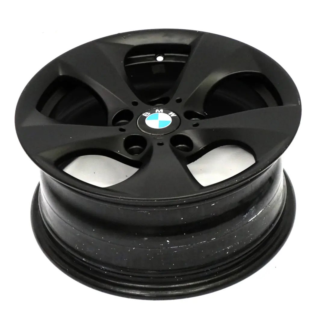 BMW E90 F30 Black Right Alloy Wheel Rim 16" Streamline 306 ET:31 7J - SKU 6795806-4 - Part number 6795806