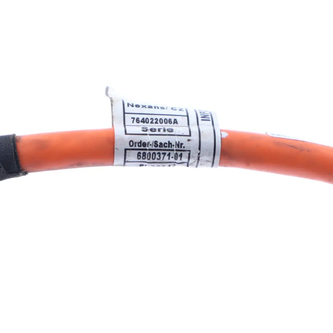 BMW X5 F15 40eX N20 HV Battery Cable Wiring Harness Loom SLE - EME - SKU 6800371 - Part number 6800371