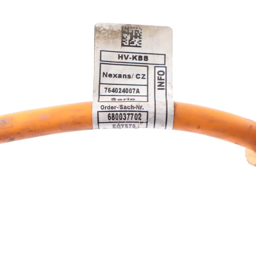 BMW X5 F15 40eX N20 High Voltage Connection Charging Socket Cable Wire - SKU 6800377 - Part number 6800377