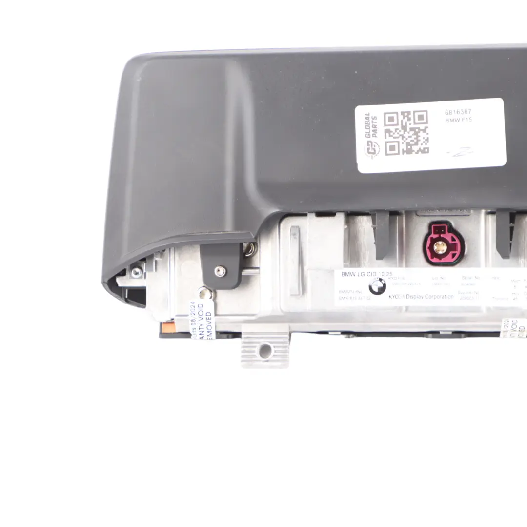 Monitor Cruscotto BMW X5 F15 X6 F16 Schermo Centrale 10,25" per con numero di parte 6816387 Monitor Cruscotto BMW X5 F15 X6 F16 Schermo Centrale 10,25" - SKU 6816387 - Numero di parte 6816387