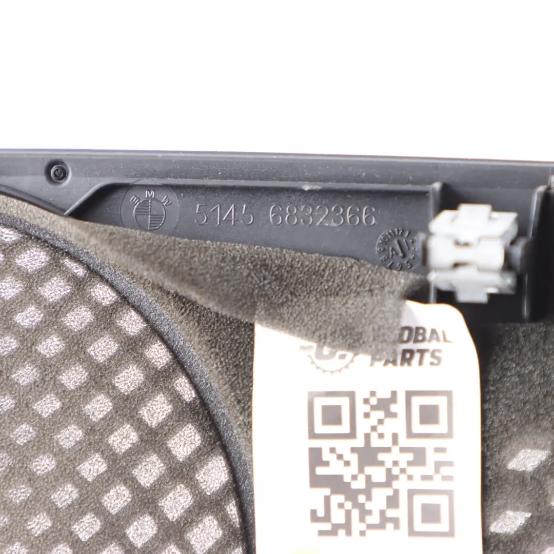 Dashboard Speaker Cover Top Center Black to BMW G20 G21 with Part number 6832366 BMW G20 G21 Dashboard Speaker Cover Top Center Black - SKU 6832366 - Part number 6832366