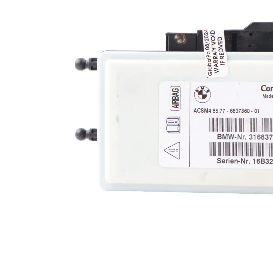 ACSM5 Control Unit Air Bag Module ECU Control Module to BMW X5 F15 F23 with Part number 6837360 BMW X5 F15 F23 ACSM5 Control Unit Air Bag Module ECU Control Module - SKU 6837360 - Part number 6837360