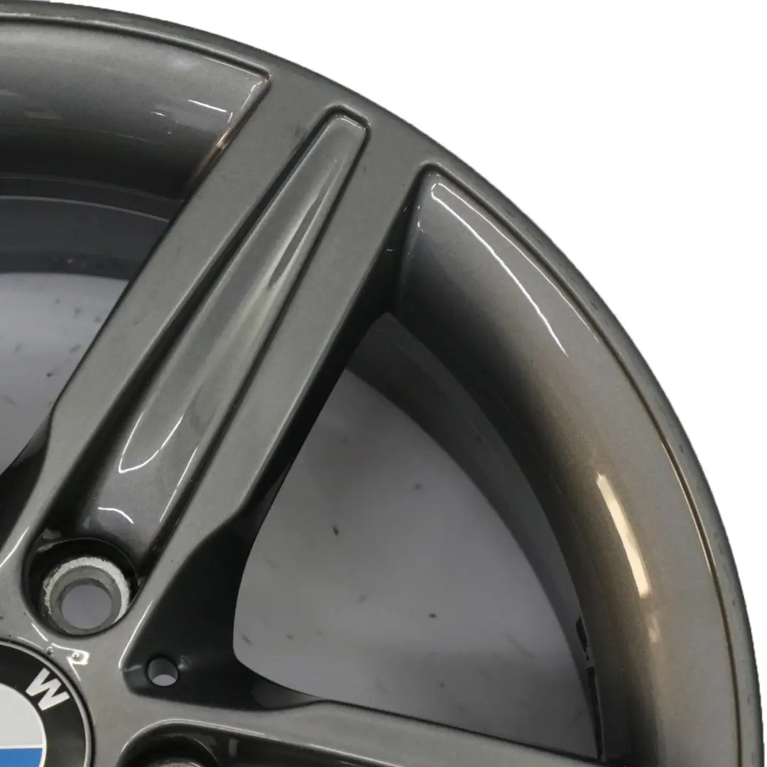 BMW F20 F21 F22 F23 Grey Alloy Wheel Rim 17" Star Spoke 379 ET:43 7,5J - SKU 6850151-10 - Part number 6850151