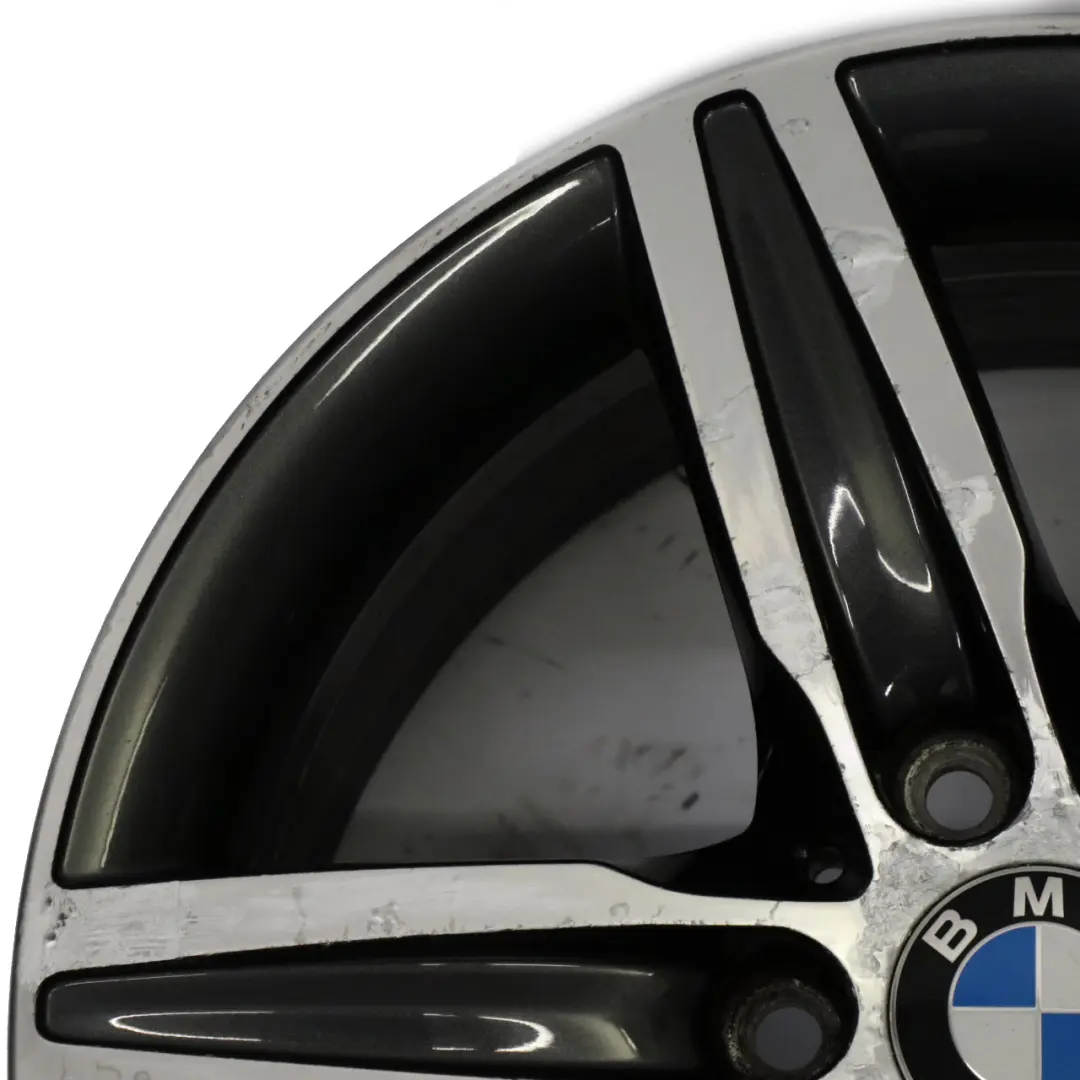 BMW F20 F21 F22 Llanta de Aleacion Negra 17" Star Spoke 379 ET:43 7,5J - SKU 6850151-4 - Número de pieza 6850151