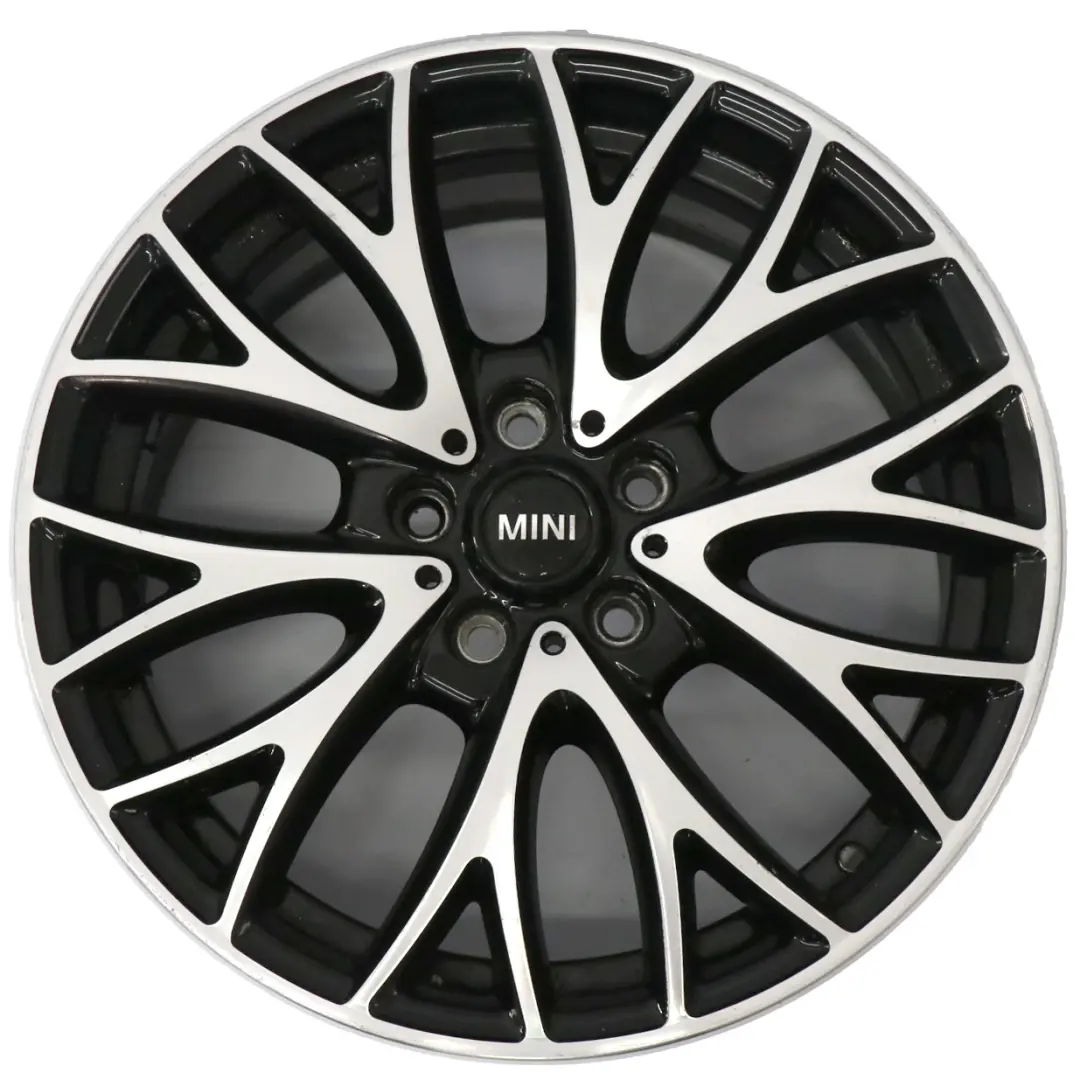Leichtmetallfelge 19" 7,5J ET:52 JCW Kreuzspeiche R134 für Mini R60 R61 mit Teilenummer 6854450 Mini R60 R61 Leichtmetallfelge 19" 7,5J ET:52 JCW Kreuzspeiche R134 - SKU 6854450-1 - Teilenummer 6854450