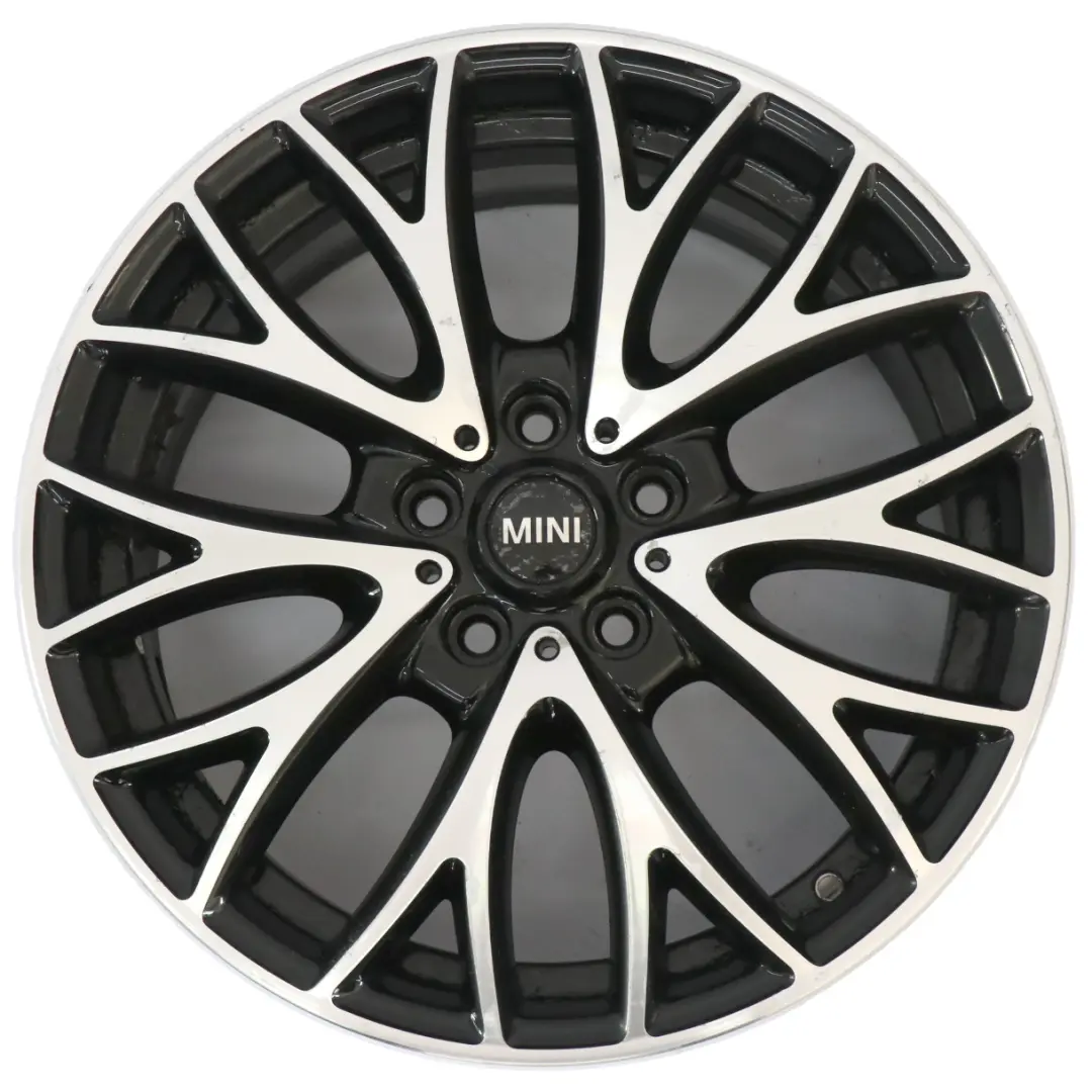 Leichtmetallfelge 19" 7,5J ET:52 JCW Kreuzspeiche R134 für Mini R60 R61 mit Teilenummer 6854450 Mini R60 R61 Leichtmetallfelge 19" 7,5J ET:52 JCW Kreuzspeiche R134 - SKU 6854450-2 - Teilenummer 6854450