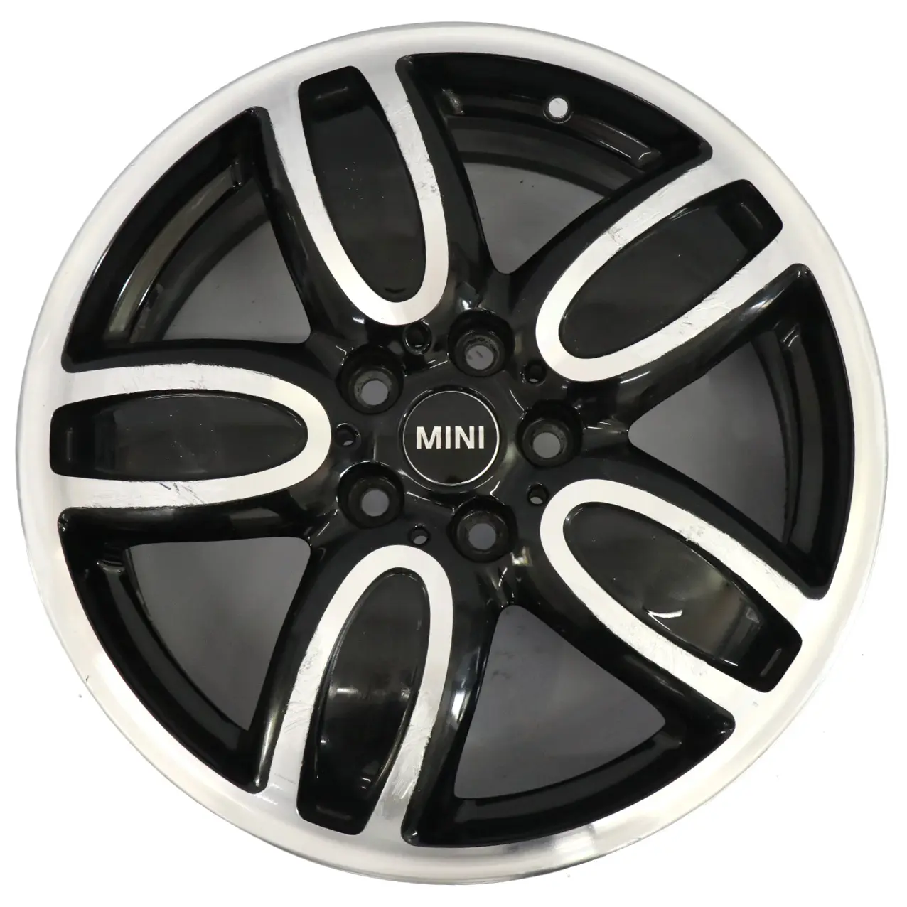 Mini F55 F56 F57 Cerchio in lega nero 18" 7J ET:54 JCW Cup Spoke 6855115