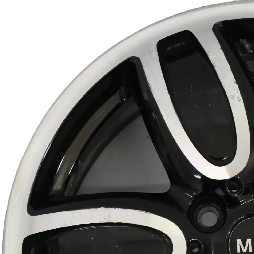 Schwarz Felge 18" 7J ET:54 JCW Cup Speiche für Mini F55 F56 F57 mit Teilenummer 6855115 Mini F55 F56 F57 Schwarz Felge 18" 7J ET:54 JCW Cup Speiche - SKU 6855115-2 - Teilenummer 6855115