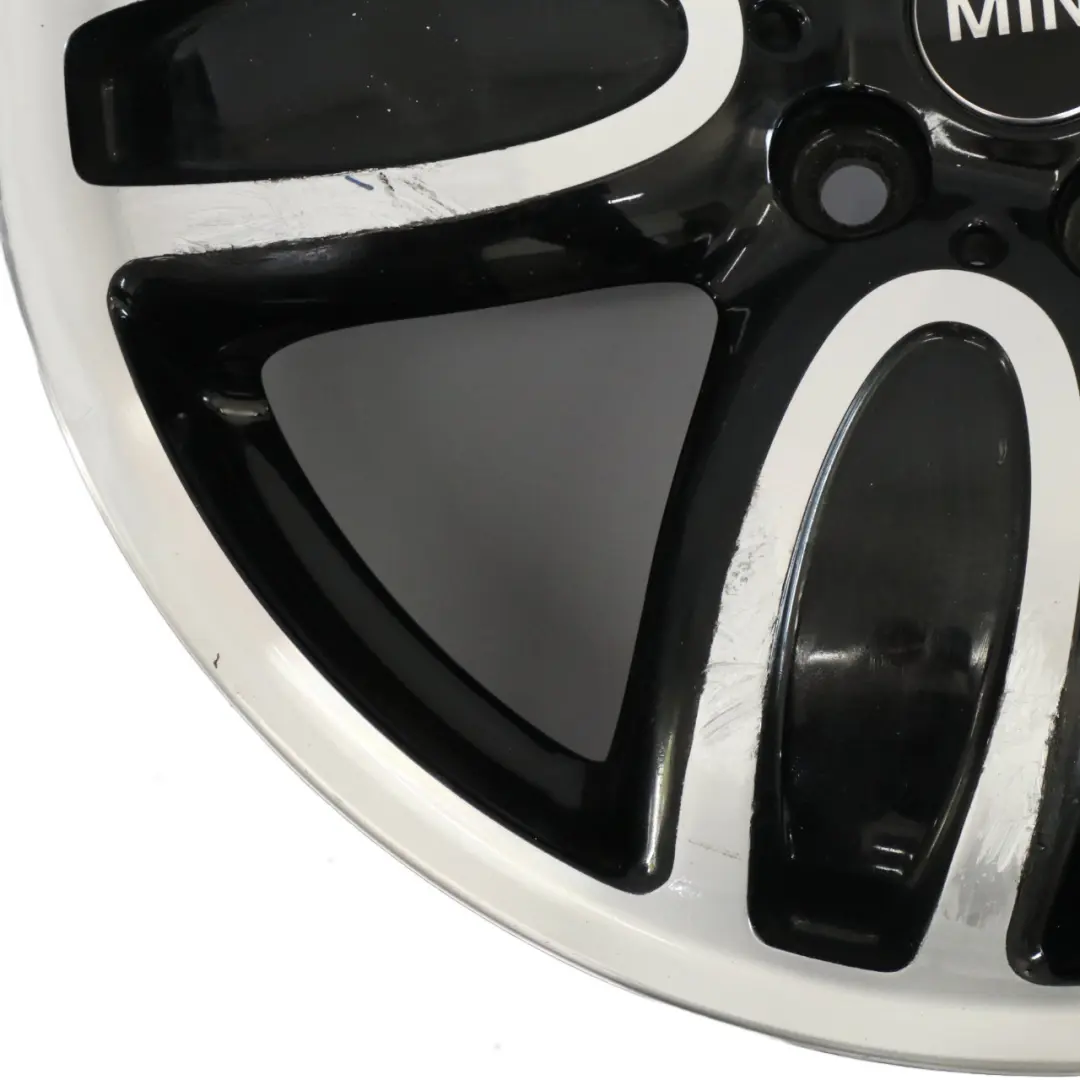 Schwarz Felge 18" 7J ET:54 JCW Cup Speiche für Mini F55 F56 F57 mit Teilenummer 6855115 Mini F55 F56 F57 Schwarz Felge 18" 7J ET:54 JCW Cup Speiche - SKU 6855115-2 - Teilenummer 6855115