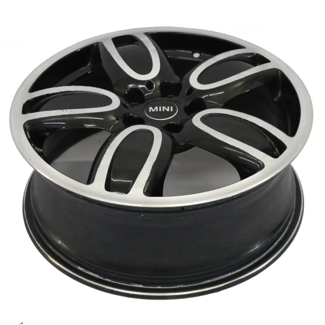 Cerchio in lega nero 18" 7J ET:54 JCW Cup Spoke per Mini F55 F56 F57 con numero di parte 6855115 Mini F55 F56 F57 Cerchio in lega nero 18" 7J ET:54 JCW Cup Spoke - SKU 6855115-2 - Numero di parte 6855115