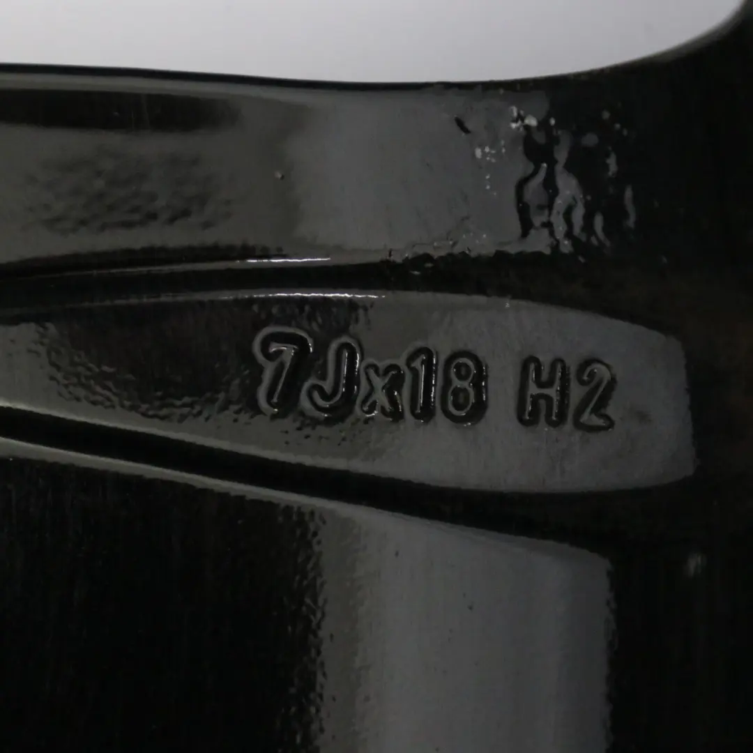 Alloy Rim 18" 7J ET:54 JCW Cup Spoke to Mini F55 F56 F57 Black Wheel with Part number 6855115 Mini F55 F56 F57 Black Wheel Alloy Rim 18" 7J ET:54 JCW Cup Spoke - SKU 6855115-3 - Part number 6855115