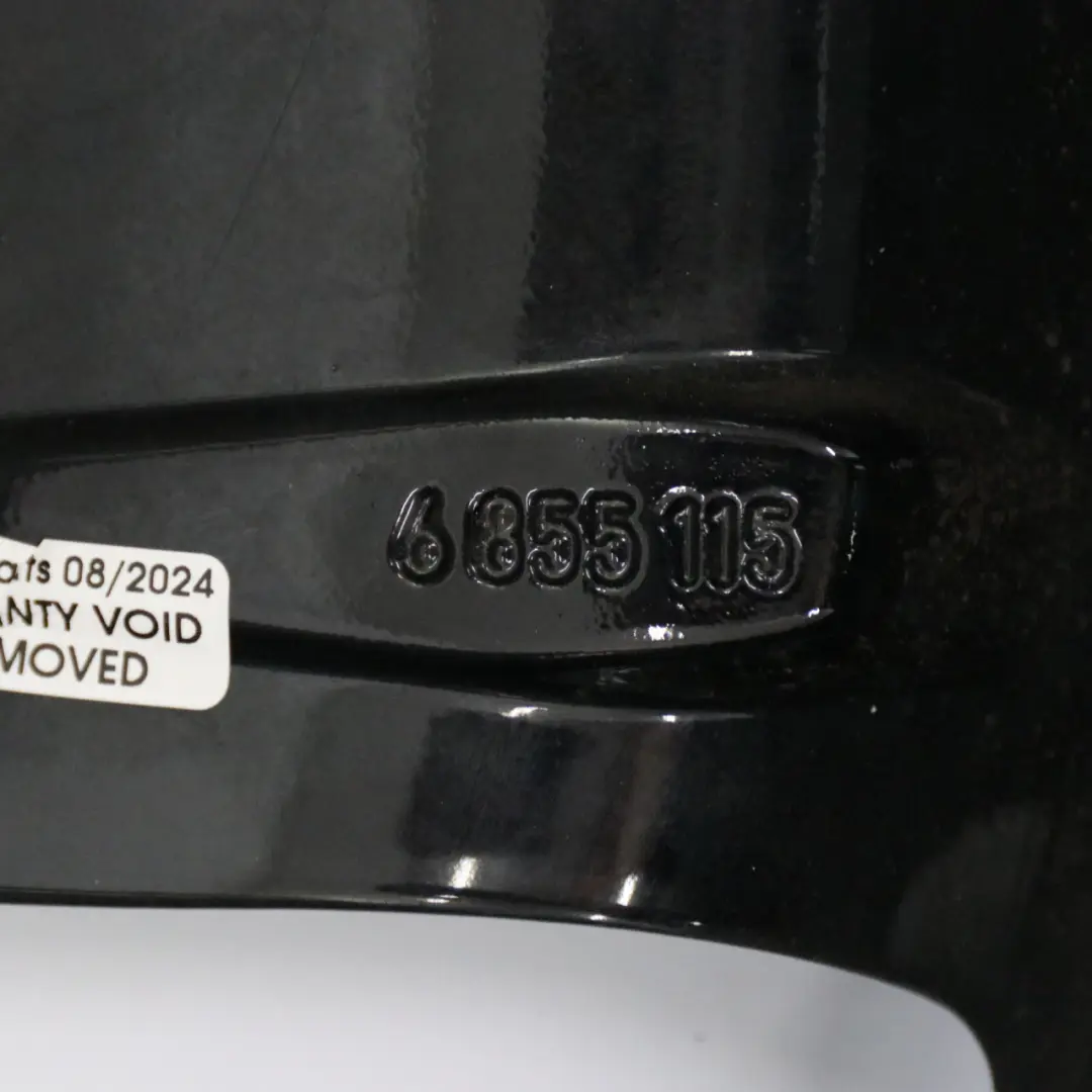 Alloy Rim 18" 7J ET:54 JCW Cup Spoke to Mini F55 F56 F57 Black Wheel with Part number 6855115 Mini F55 F56 F57 Black Wheel Alloy Rim 18" 7J ET:54 JCW Cup Spoke - SKU 6855115-3 - Part number 6855115