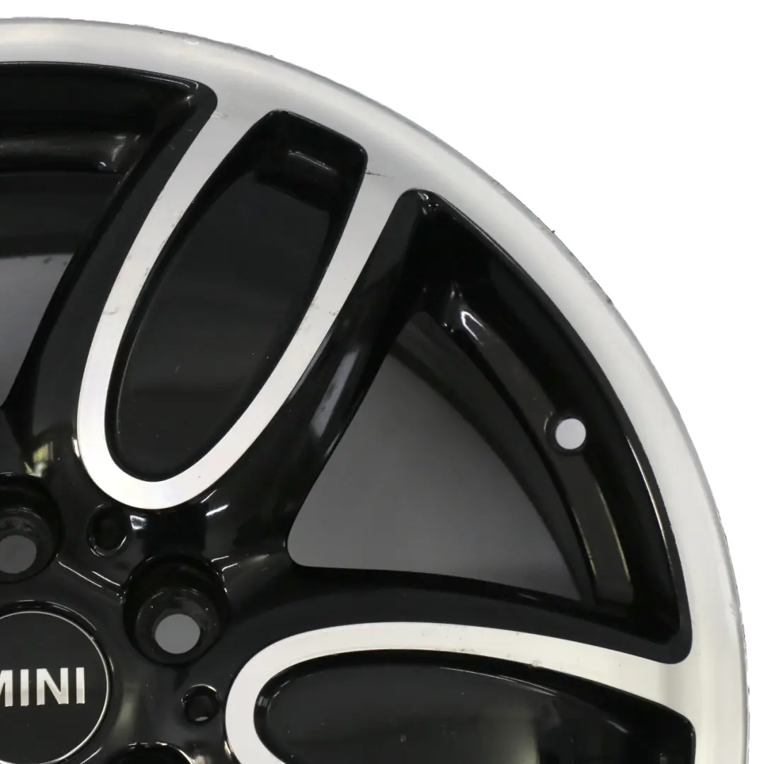 Mini F55 F56 F57 Black Wheel Alloy Rim 18" 7J ET:54 JCW Cup Spoke - SKU 6855115-3 - Part number 6855115