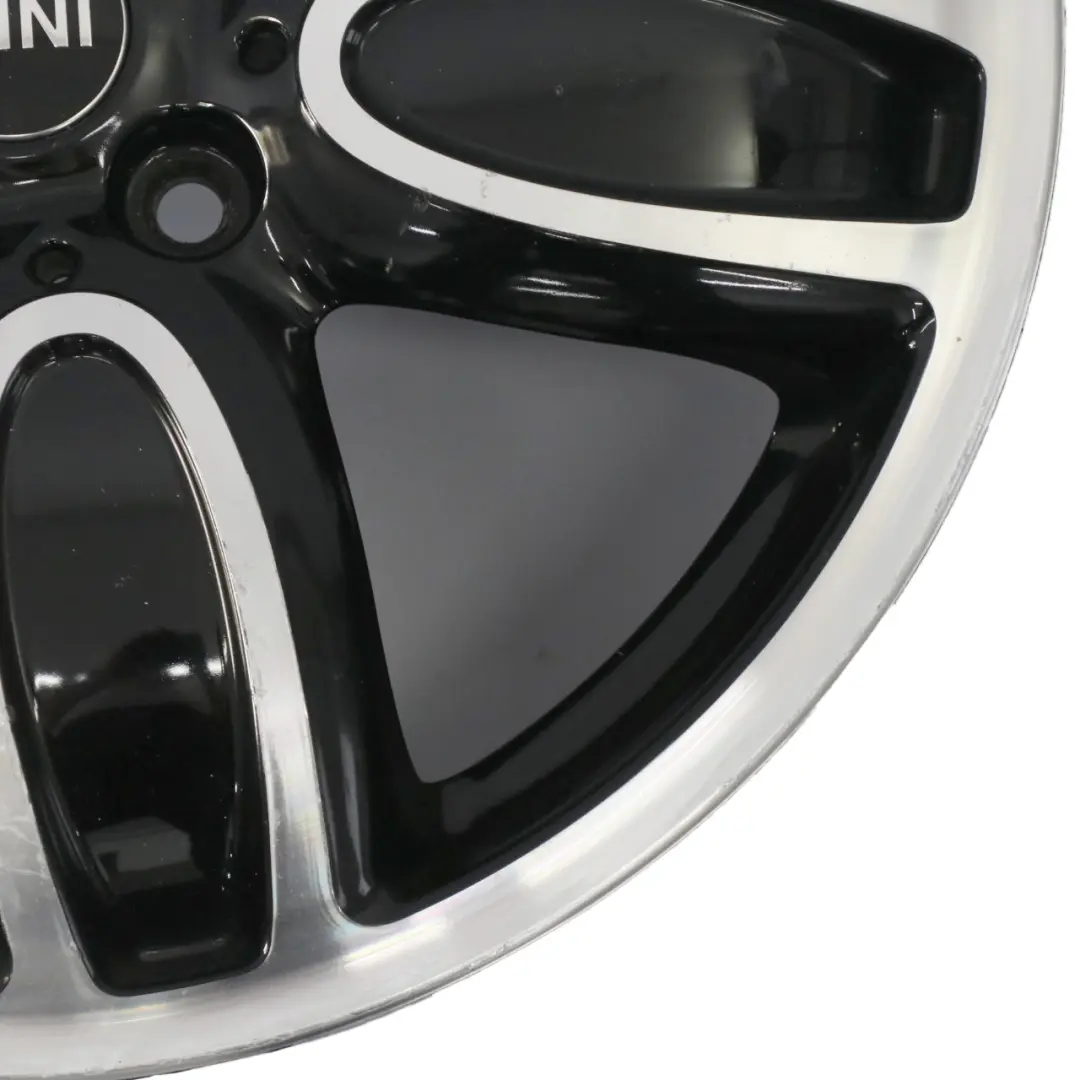 Alloy Rim 18" 7J ET:54 JCW Cup Spoke to Mini F55 F56 F57 Black Wheel with Part number 6855115 Mini F55 F56 F57 Black Wheel Alloy Rim 18" 7J ET:54 JCW Cup Spoke - SKU 6855115-3 - Part number 6855115
