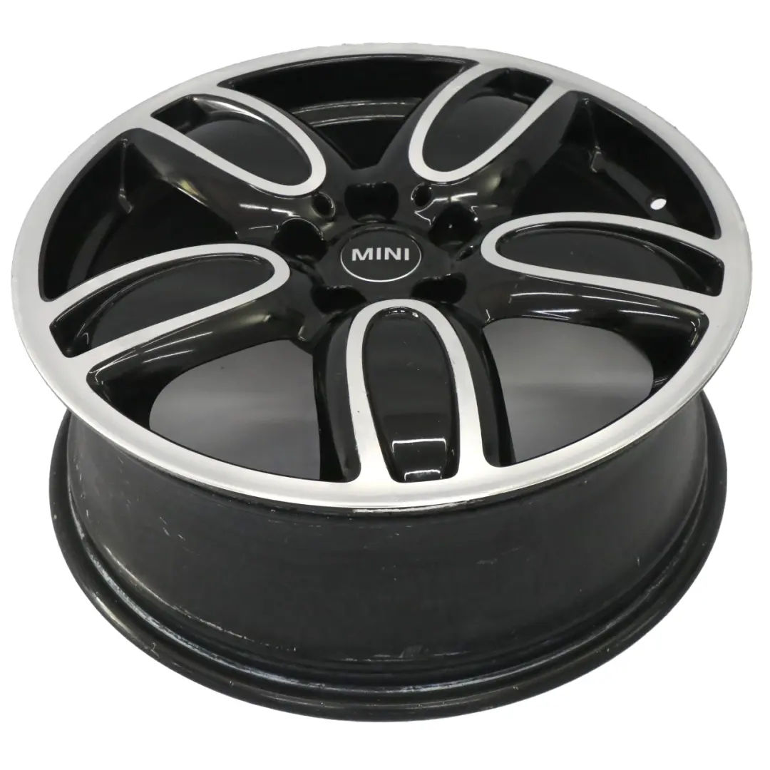 Alloy Rim 18" 7J ET:54 JCW Cup Spoke to Mini F55 F56 F57 Black Wheel with Part number 6855115 Mini F55 F56 F57 Black Wheel Alloy Rim 18" 7J ET:54 JCW Cup Spoke - SKU 6855115-3 - Part number 6855115