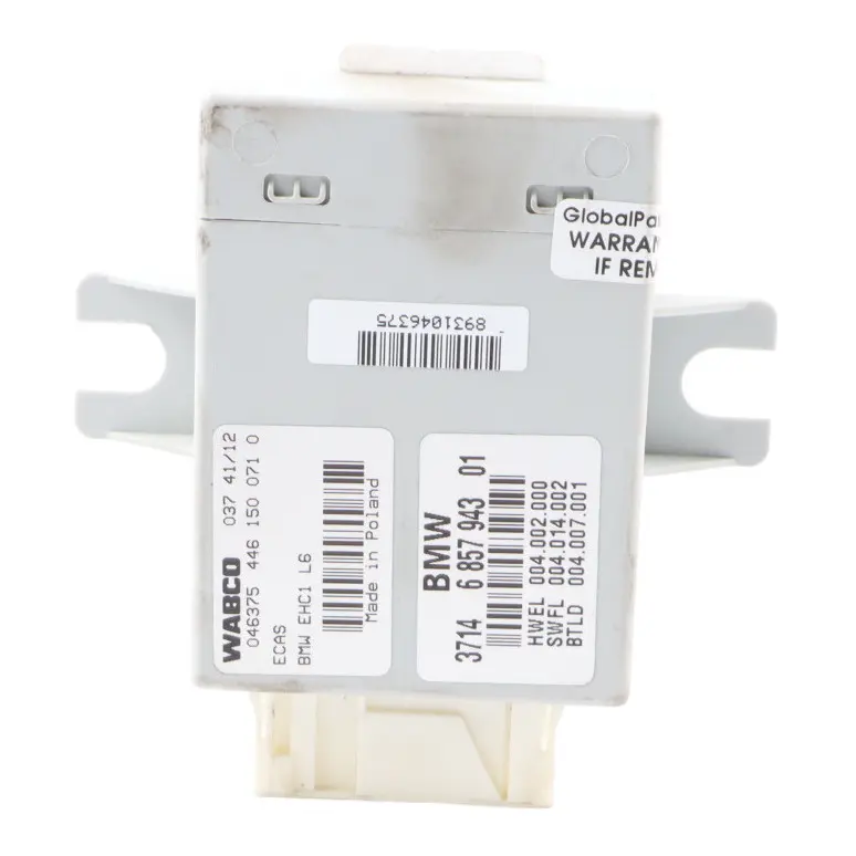 Sospensione pneumatica controllo ECU Modulo asse posteriore per BMW F11 Touring con numero di parte 6857943 BMW F11 Touring Sospensione pneumatica controllo ECU Modulo asse posteriore - SKU 6860386 - Numero di parte 6857943