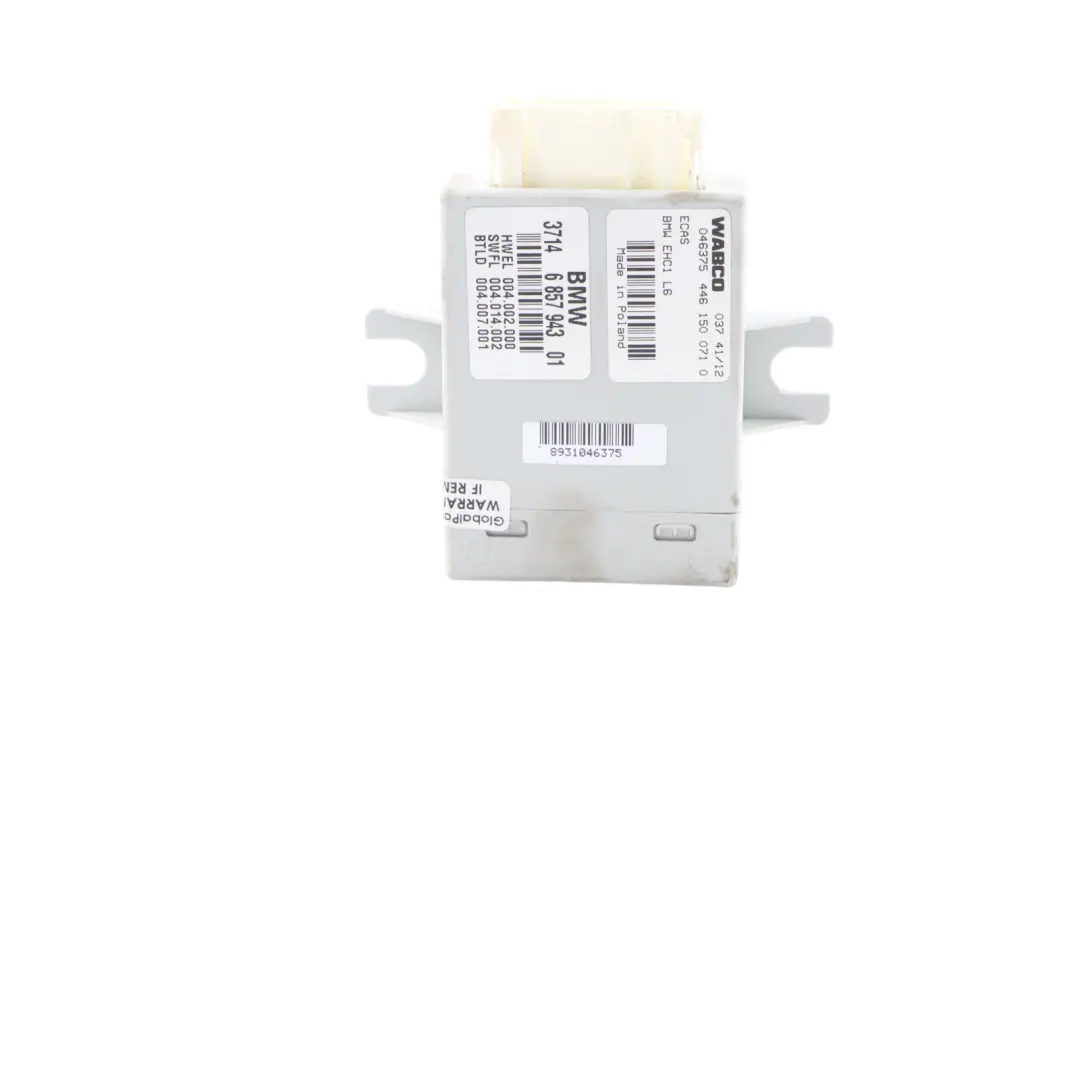 BMW F11 Touring Sospensione pneumatica controllo ECU Modulo asse posteriore - SKU 6860386 - Numero di parte 6857943