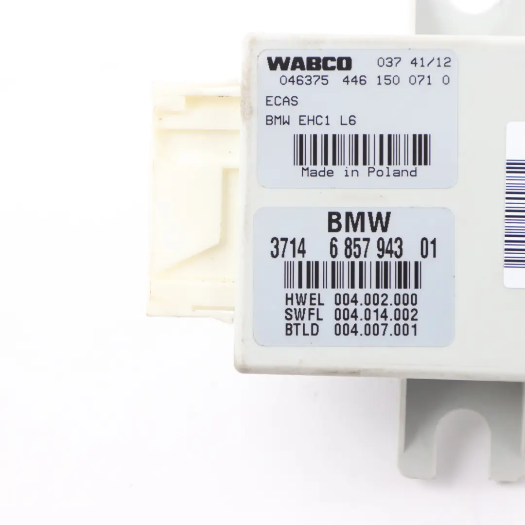 contrôle suspension pneumatique ECU Module essieu arrière pour BMW F11 Touring à propos du numéro de pièce 6857943 BMW F11 Touring contrôle suspension pneumatique ECU Module essieu arrière - SKU 6860386 - Numéro de pièce 6857943