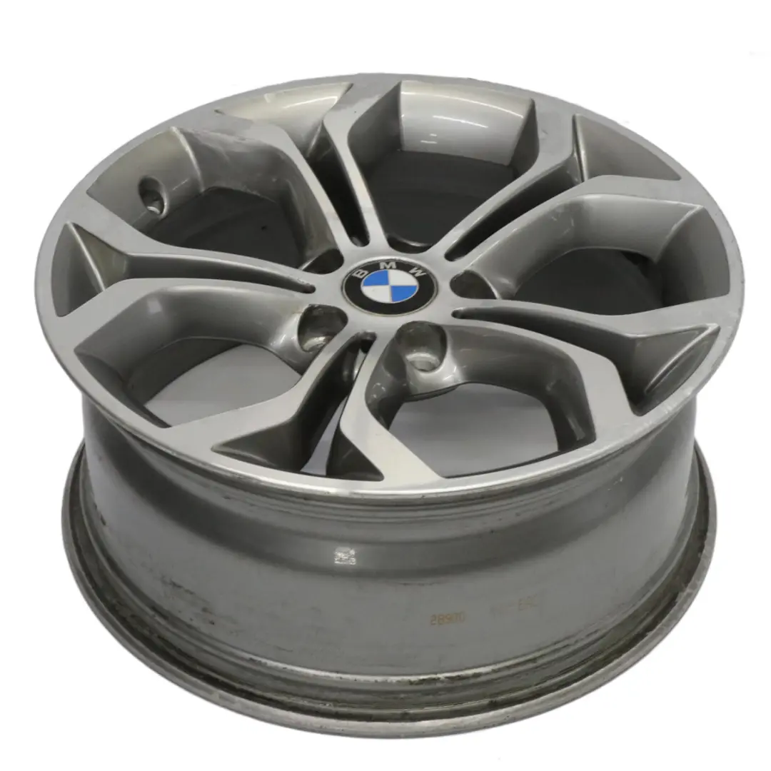 Ferric Grey Wheel Rim Alloy 18" Y Spoke 607 8J ET:43 to BMW X3 F25 X4 F26 with Part number 6862889 BMW X3 F25 X4 F26 Ferric Grey Wheel Rim Alloy 18" Y Spoke 607 8J ET:43 - SKU 6862889-3 - Part number 6862889