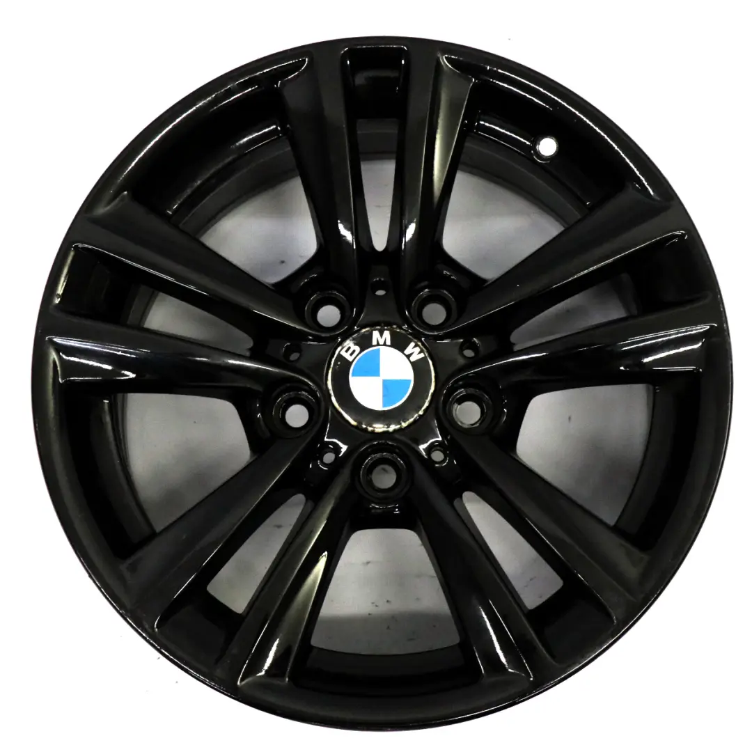 BMW F30 F31 LCI Schwarz Leichtmetallfelge 16" V-Speiche 656 7,5J ET:37 - SKU 6866304-1 - Teilenummer 6866304