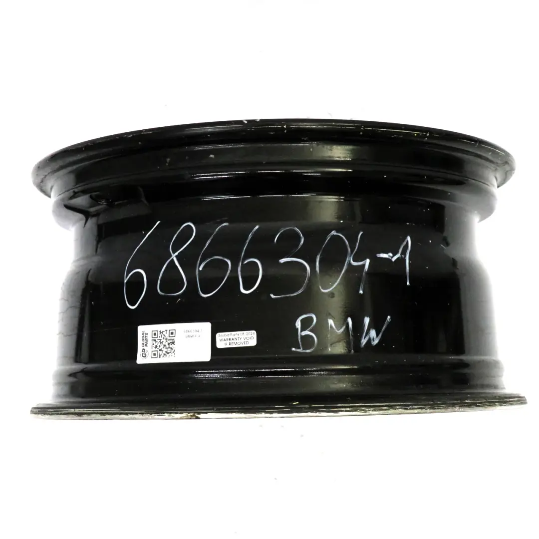 Alloy Wheel Rim 16" V Spoke 656 7,5J ET:37 to BMW F30 F31 LCI Black with Part number 6866304 BMW F30 F31 LCI Black Alloy Wheel Rim 16" V Spoke 656 7,5J ET:37 - SKU 6866304-1 - Part number 6866304