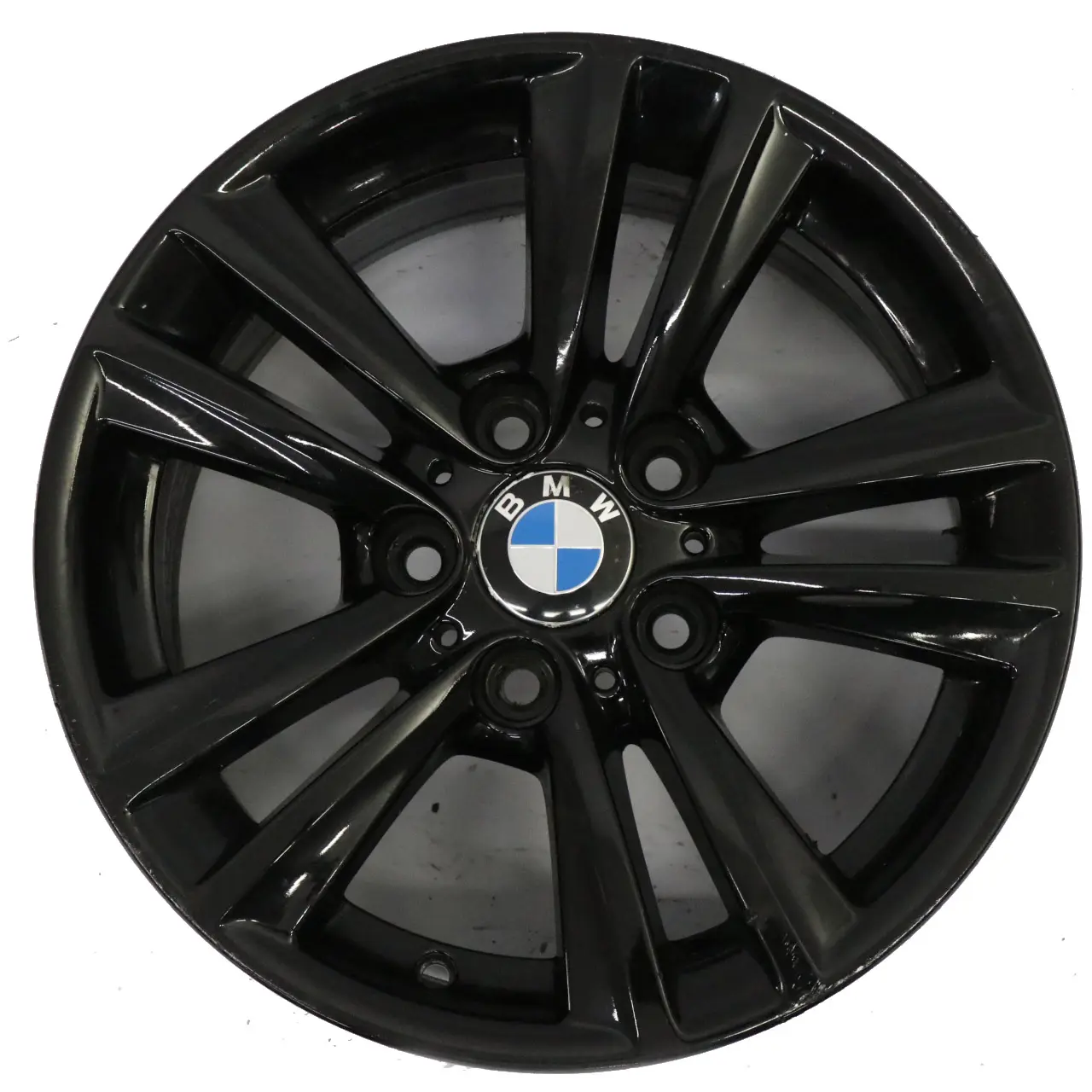 BMW F30 F31 LCI Cerchio in lega nero 16" V Spoke 656 7,5J ET:37 6866304